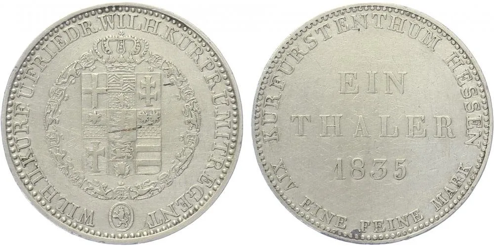 Hessen - Kassel, Wilhelm II. a Friedrich Wilhelm jako spoluvladař — 1