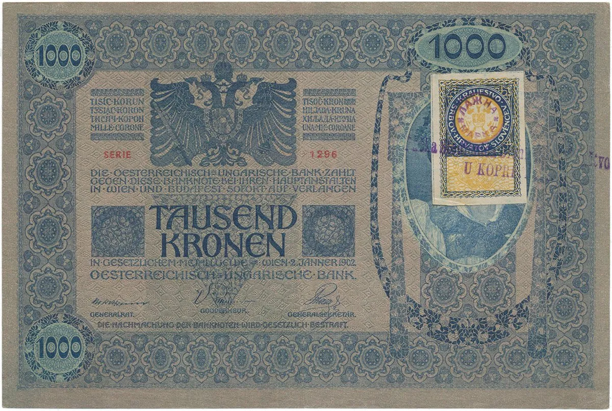 Razítkované R-U bankovky na Balkáně 1919-1921 — 1