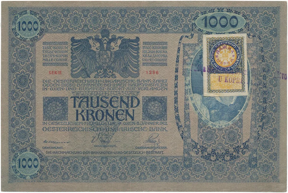 Razítkované R-U bankovky na Balkáně 1919-1921 — 1