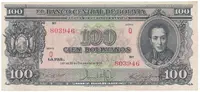 Bolívie, 100 Bolivianos 1945, P.142