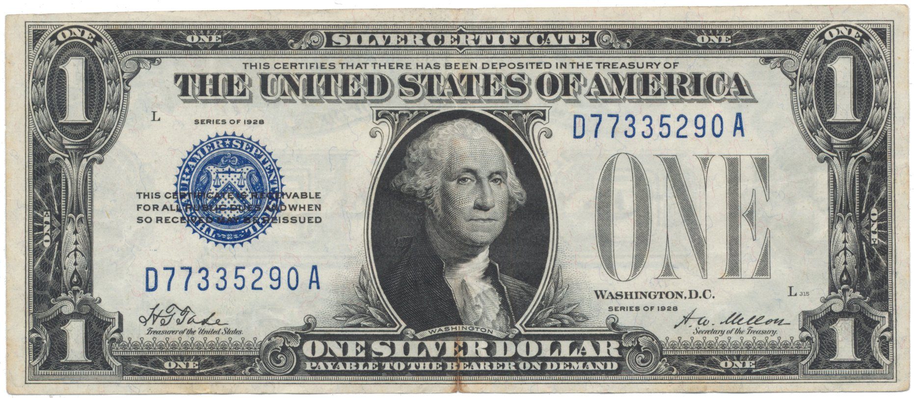 USA, 1 Dollar 1928, Pick.412
