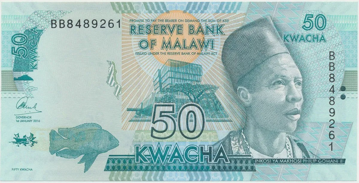 Malawi, 50 Kwacha 2014~2020, P.64