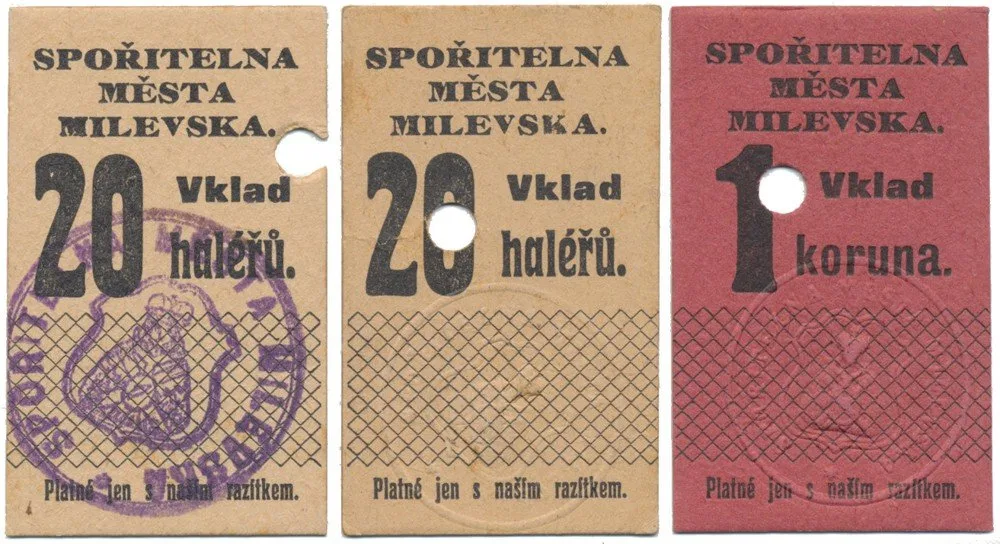 Nouzovky české od roku 1914 — 1