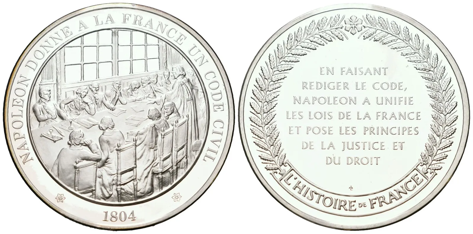 Francie - AR Medaile b.l. - Le Code Civil