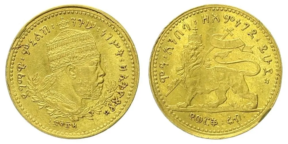 Etiopie, Menelik II., 1889 - 1913 — 1