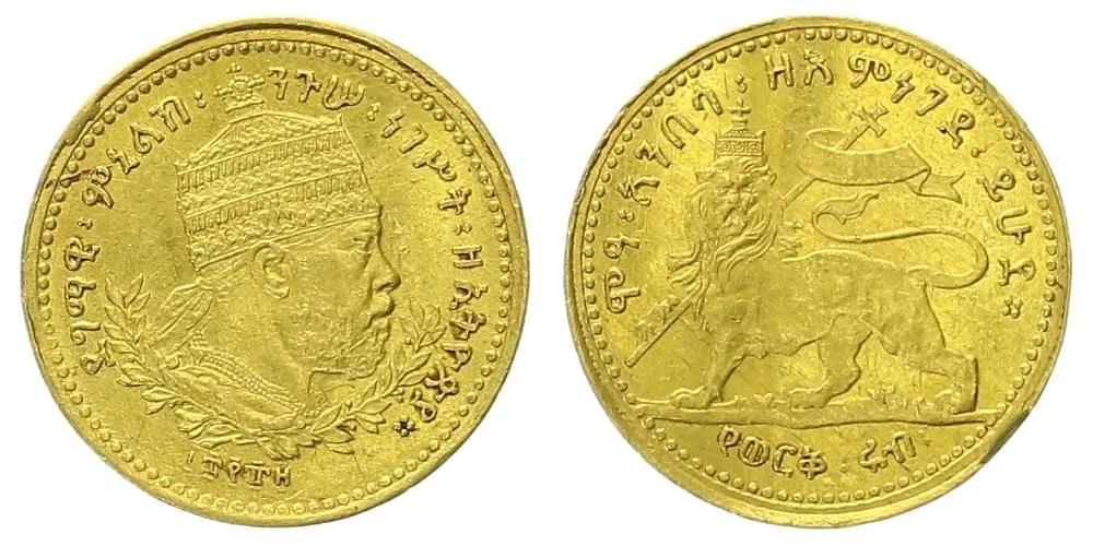 Etiopie, Menelik II., 1889 - 1913 — 1
