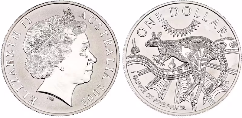 Austrálie, Dollar 2003 - Australian Kangaroo