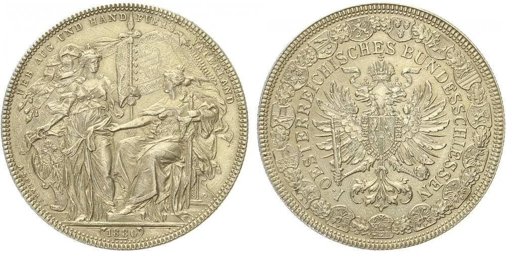 Rakouská a spolková měna, 1857 - 1892 — 1