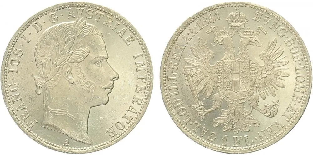 Rakouská a spolková měna, 1857 - 1892 — 1