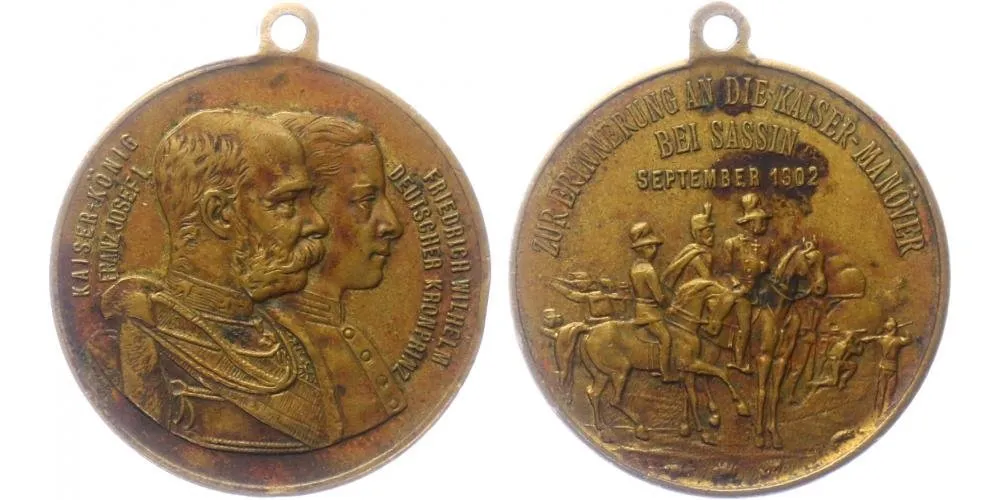 František Josef I., medaile vojenských manévrů — 1