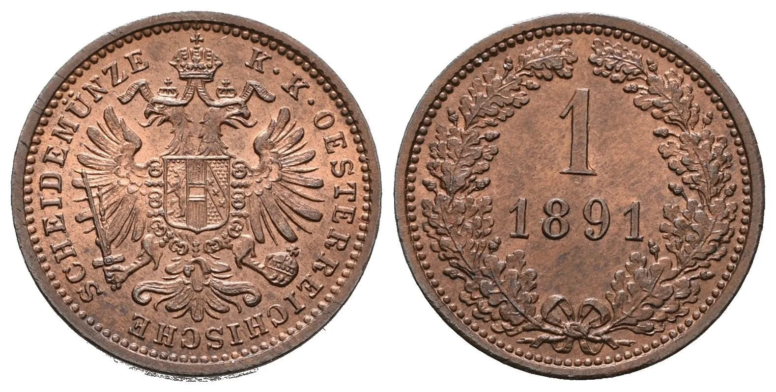 Rakouská a spolková měna, 1857 - 1892 — 1