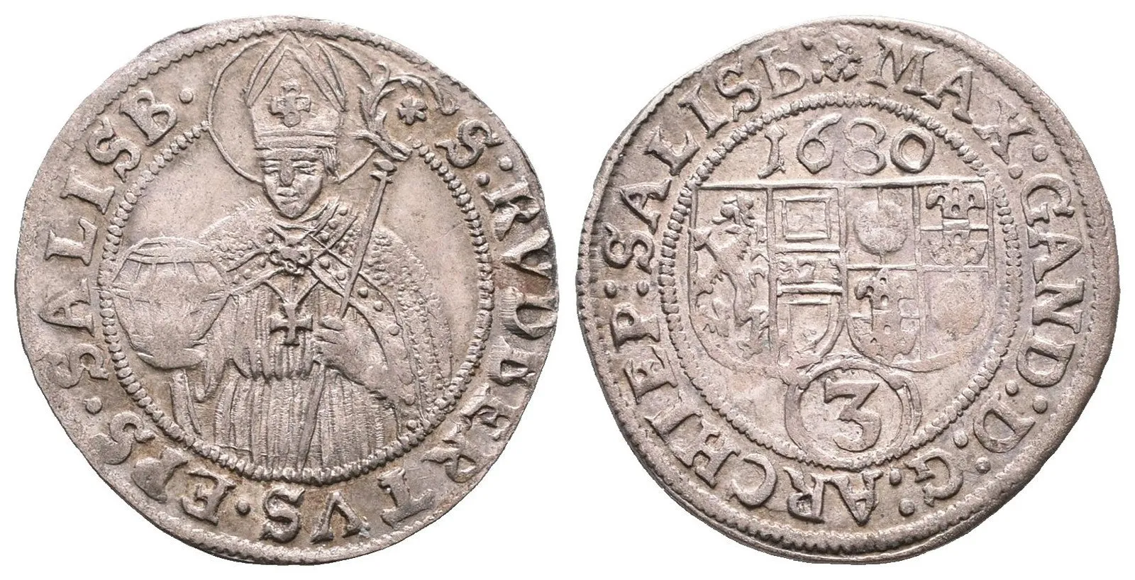 Salzburg - arcibiskupství, Max Gandolph, 1668 - 1687 — 1