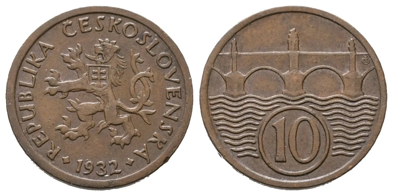 10 Haléř 1932