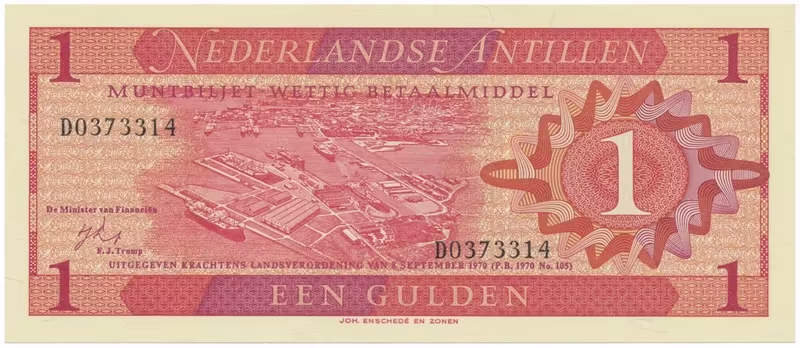 Nizozemské Antily, 1 Gulden 1970, P.20