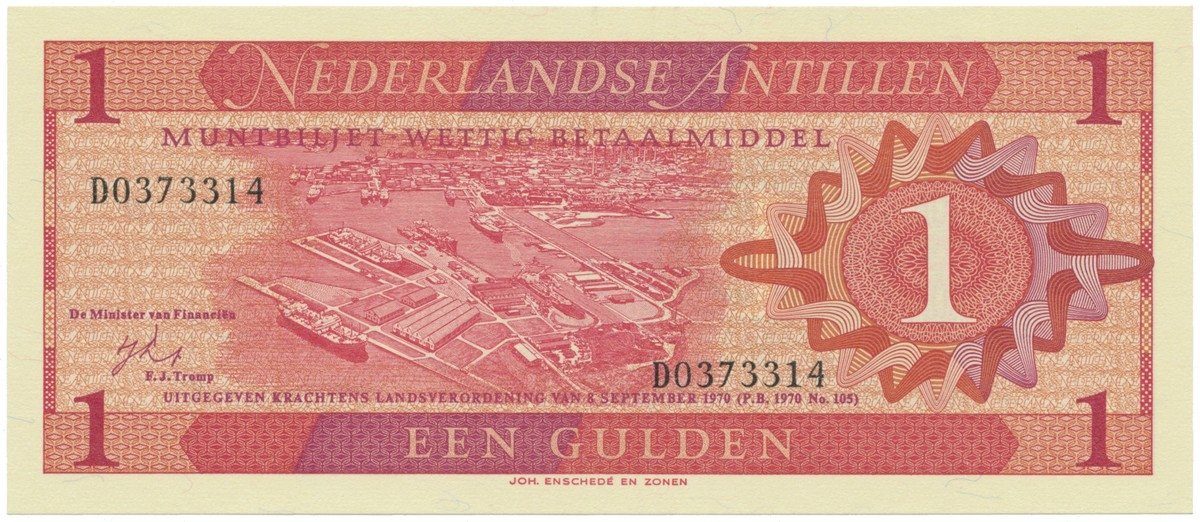 Nizozemské Antily, 1 Gulden 1970, P.20