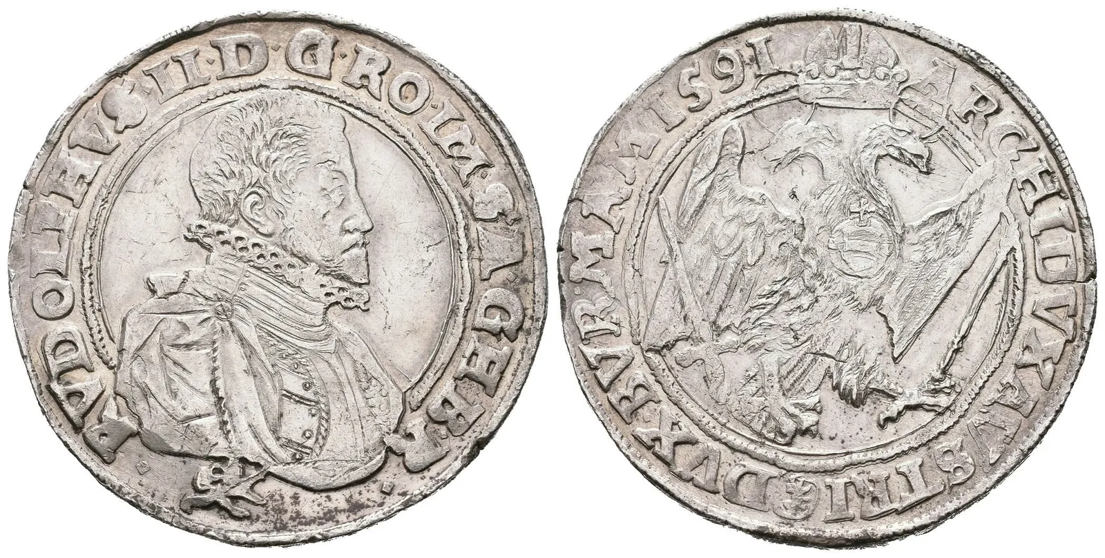 Tolar 1591, Kutná Hora-Šatný, Hal.366, velmi pěkná zachovalost, — 1
