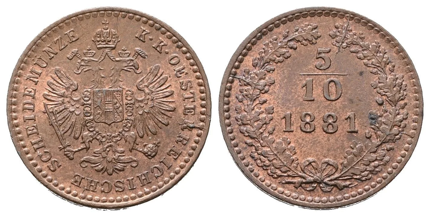 Rakouská a spolková měna, 1857 - 1892 — 1