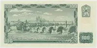100 Koruna / 1961, kolkovaná 1993, série G 79, bankovní vzor, Hej.SK4bG.V1 - fotografie 2