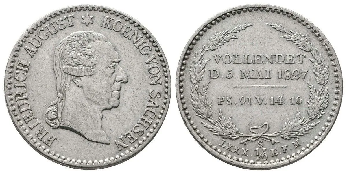 Sasko, Friedrich August III./I., 1763 - 1827 — 1