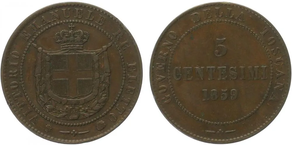 Itálie - Toskánsko, II. provizorní vláda, 1859 - 1861 — 1