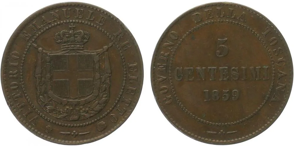 Itálie - Toskánsko, II. provizorní vláda, 1859 - 1861 — 1