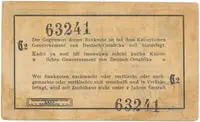 Německá Východní Afrika, 1 Rupie 1. 11. 1915, série C2, vzácnější podpis, R.916s - fotografie 2