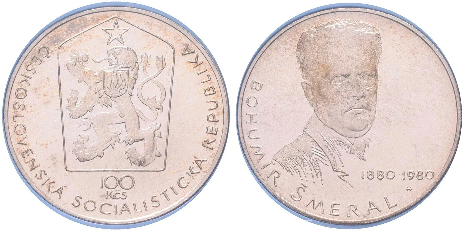 100 Kčs 1980 - Bohumír Šmeral, PROOF