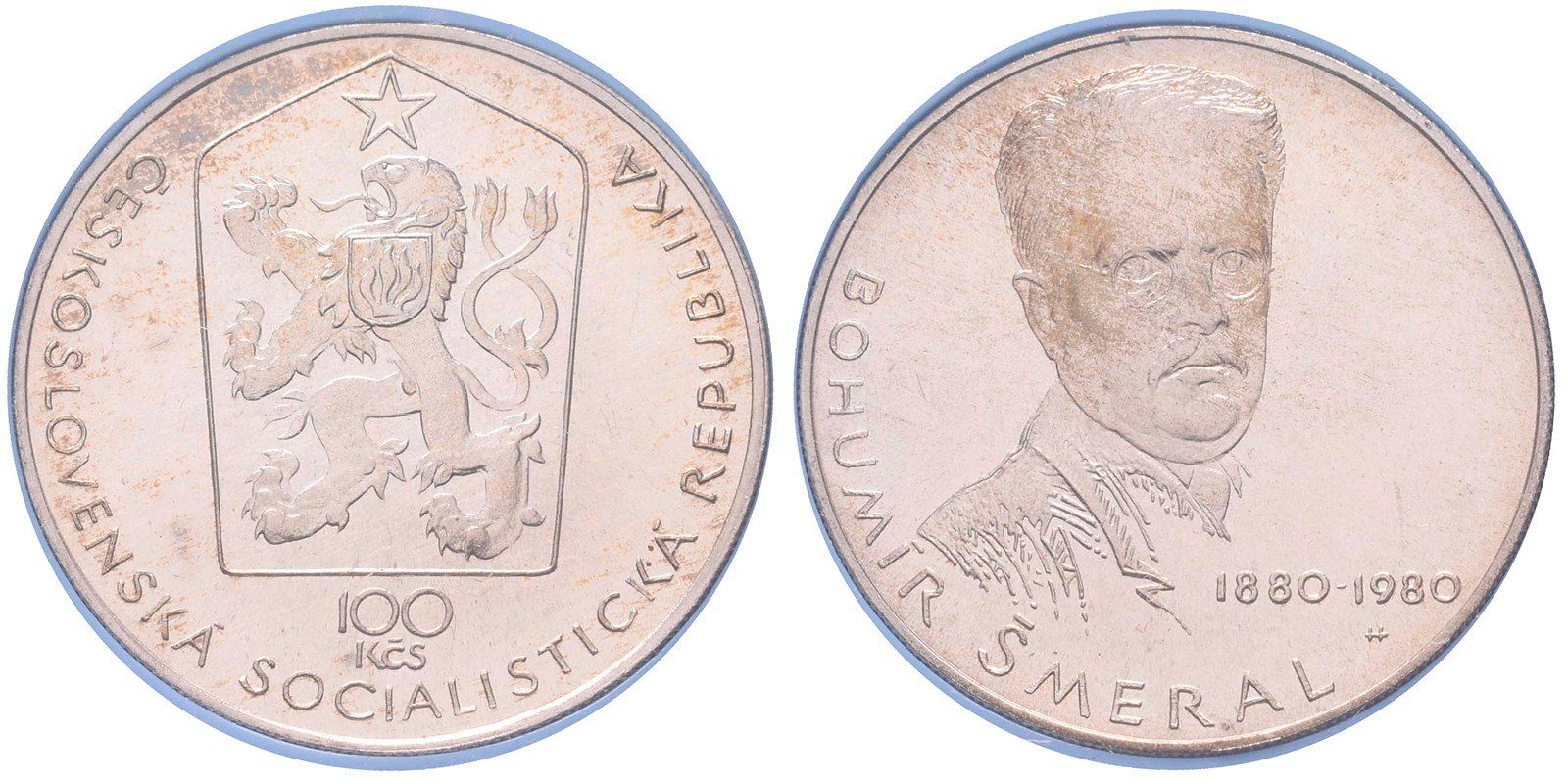 100 Kčs 1980 - Bohumír Šmeral, PROOF