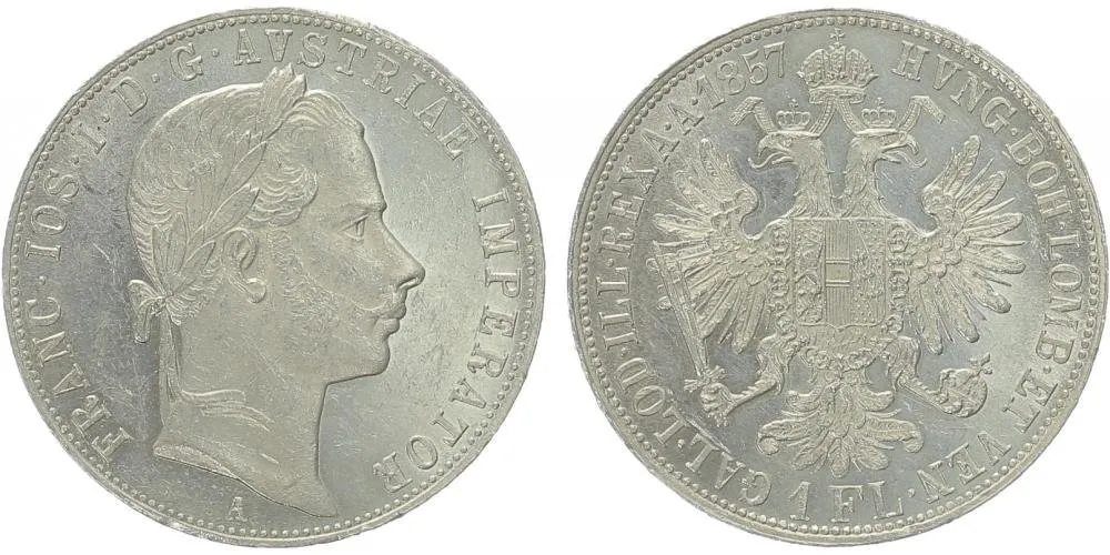 Rakouská a spolková měna, 1857 - 1892 — 1
