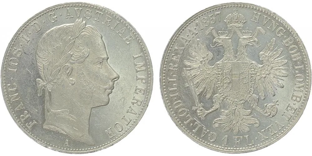 Rakouská a spolková měna, 1857 - 1892 — 1