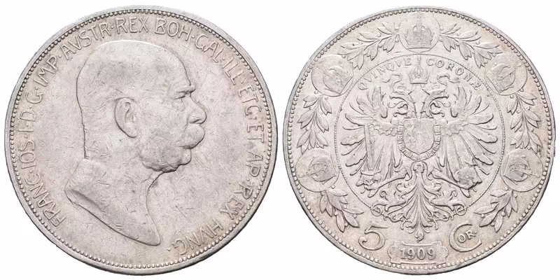 5 Koruna 1909