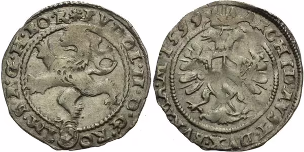 Bílý groš 1599, Kutná Hora - Dominig