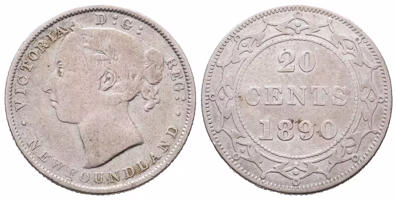 Newfoundland, 20 Cent 1890