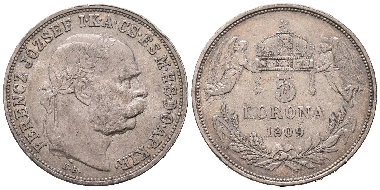 5 Koruna 1909 KB