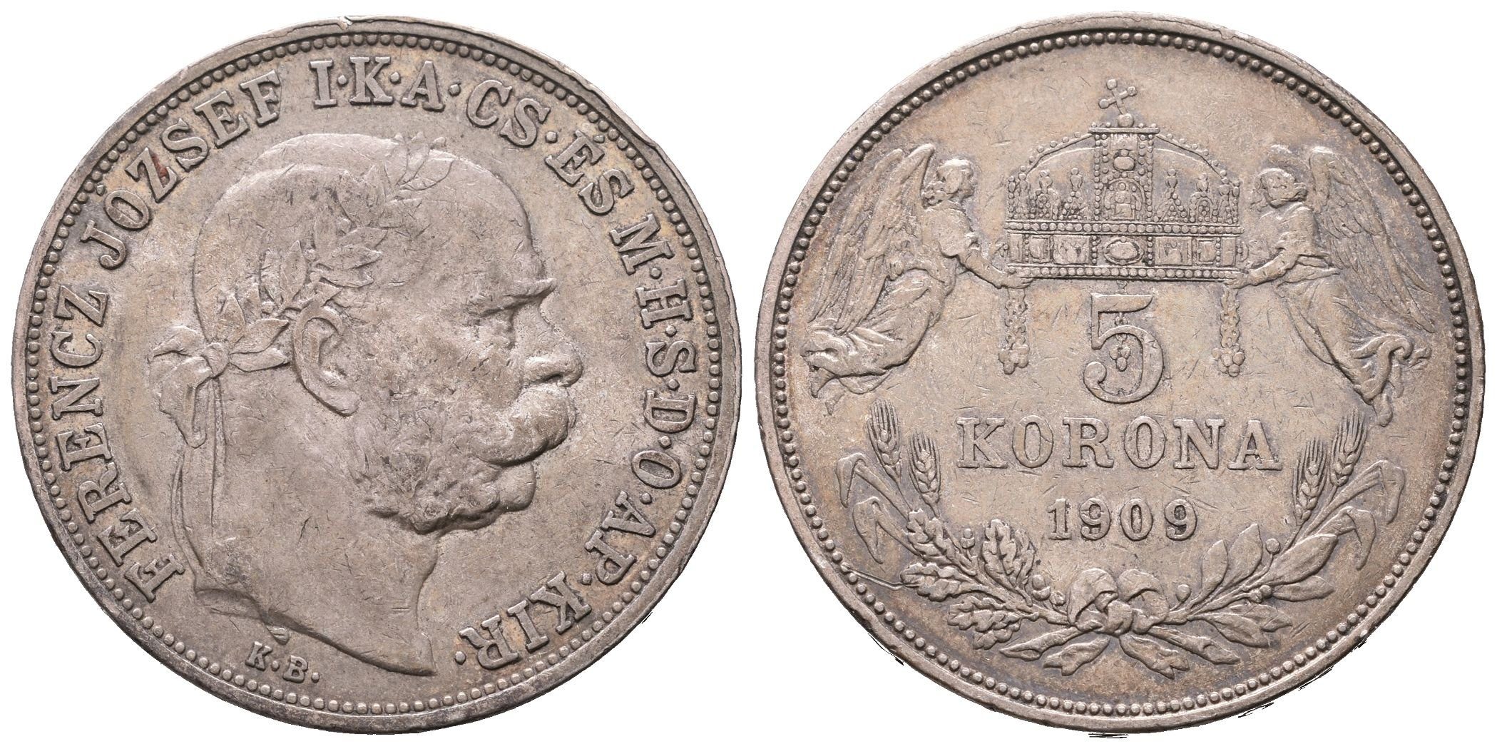 5 Koruna 1909 KB