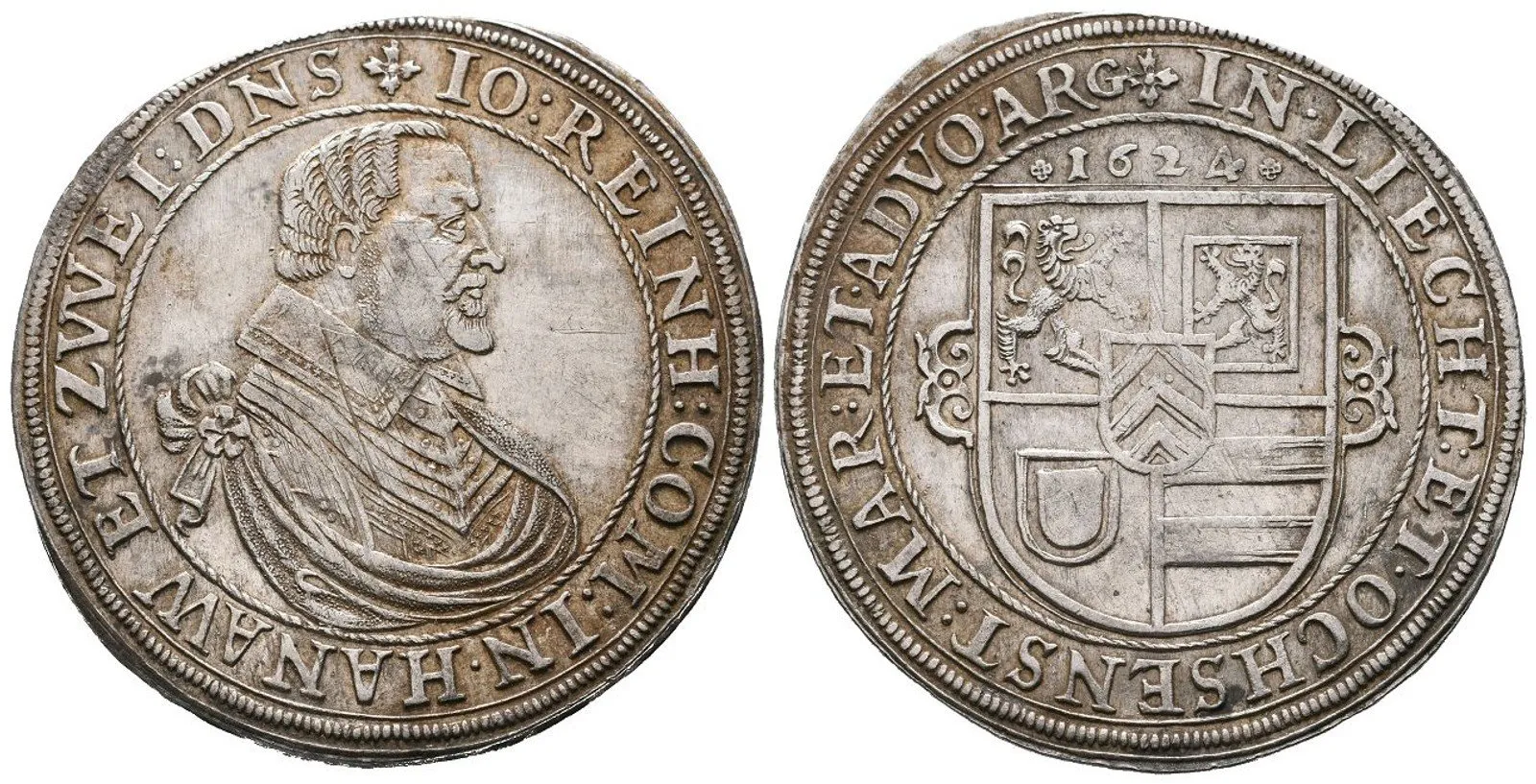 Hanau - Lichtenberg, Johann Reinhard, 1599 - 1625 — 1