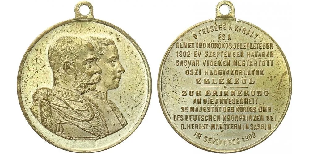 František Josef I., medaile vojenských manévrů — 1