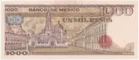 Mexiko, 1000 Pesos 1984, P.80b - fotografie 2