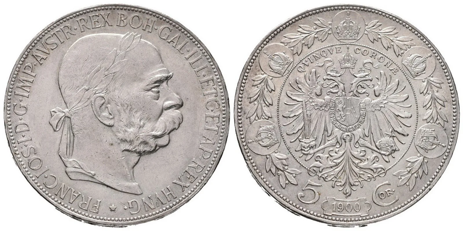Korunová měna, 1892 - 1918 — 1