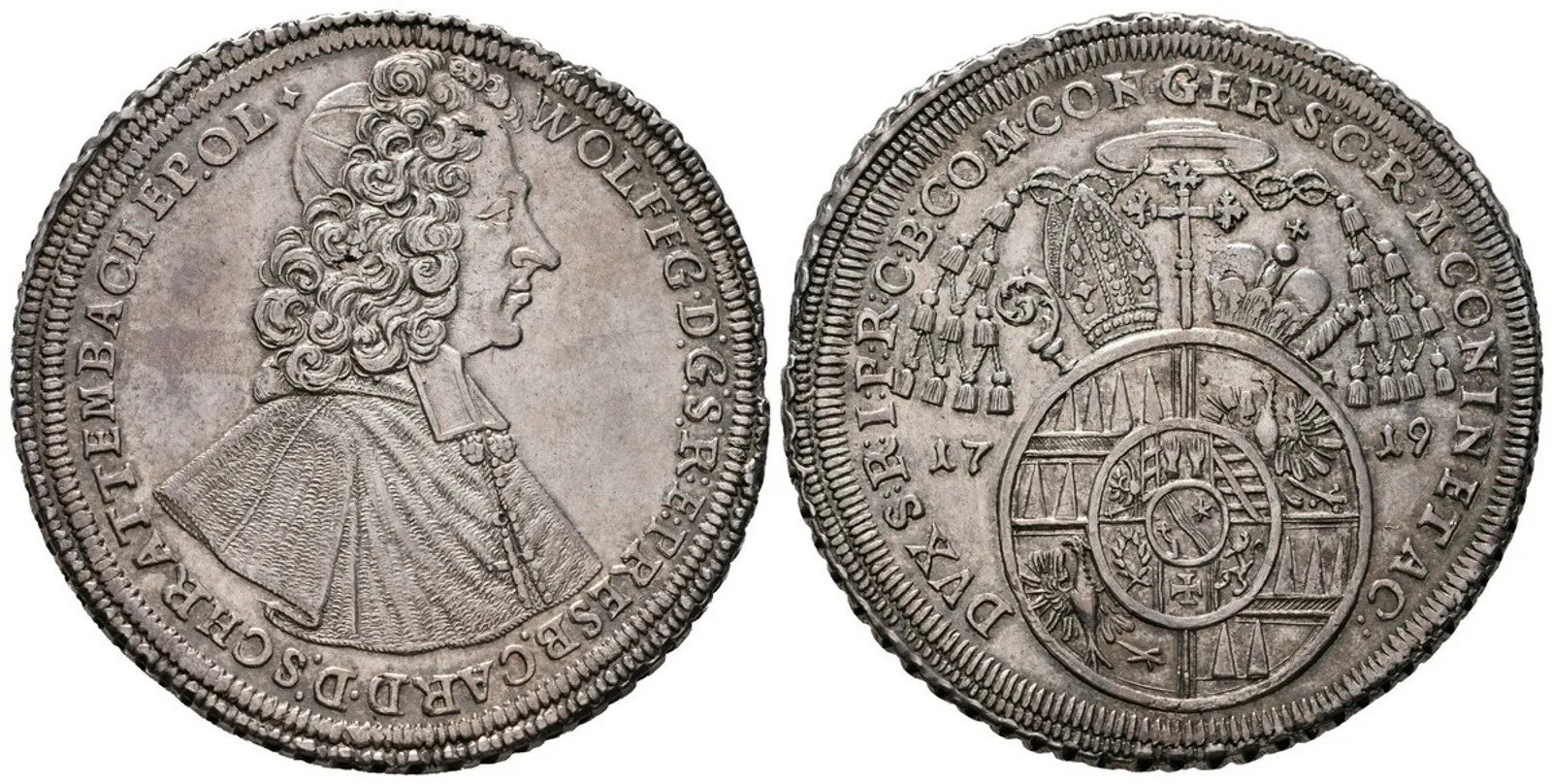 Olomouc - biskupství, Wolfgang von Schrattenbach, 1711 - 1738 — 1
