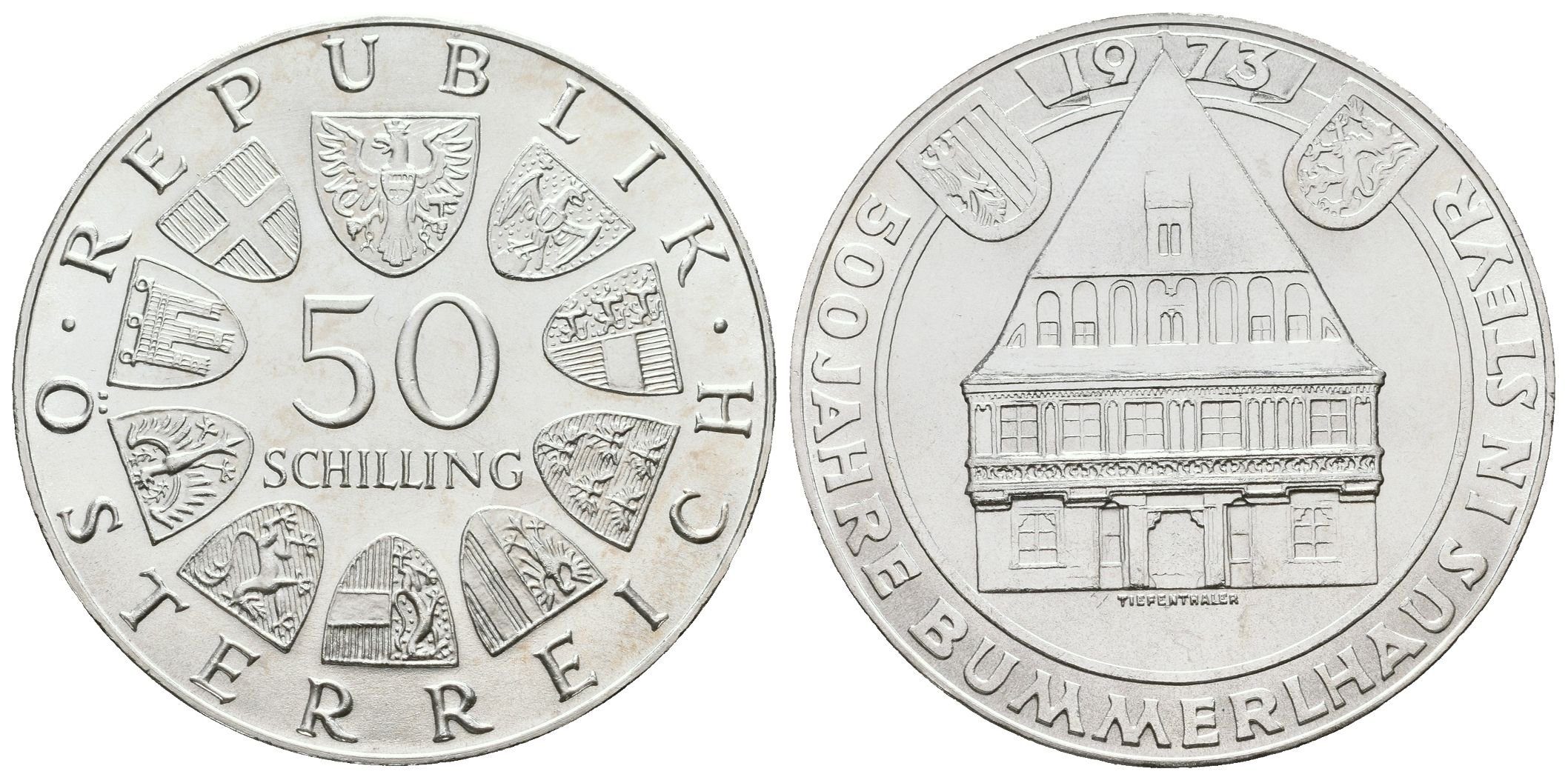 Rakousko, 50 Schilling 1973 - Bummerlhaus