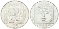 25 Kčs 1970 - Slovenské národní divadlo, PROOF, původní etue - fotografie 2