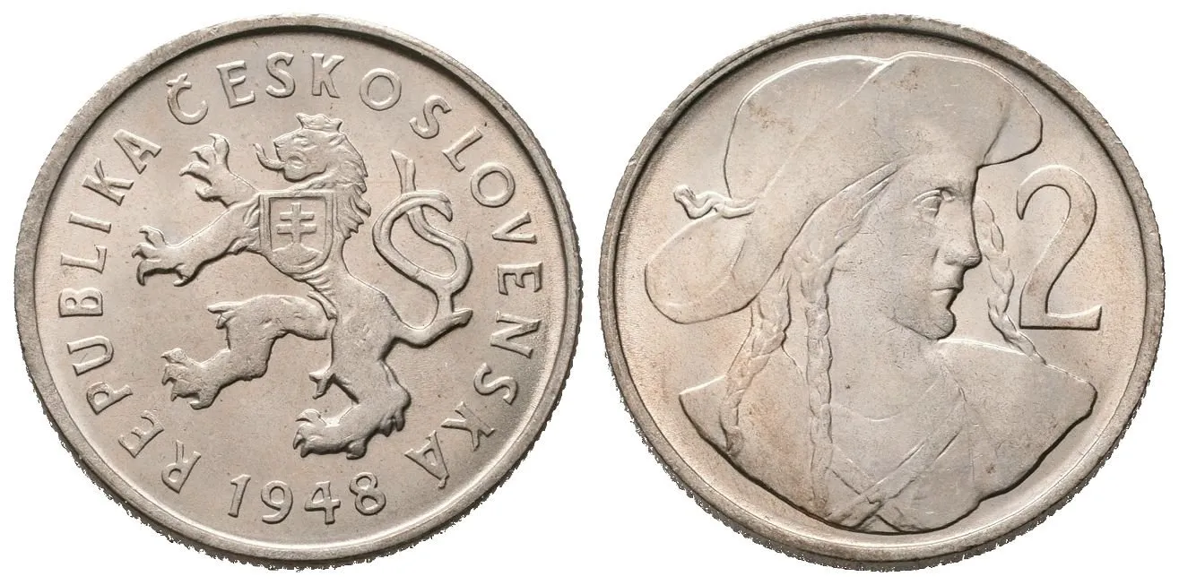 2 Koruna 1948