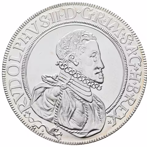 AR Medaile 1997 - Replika Tolaru Rudolfa II., Ag 0,925,