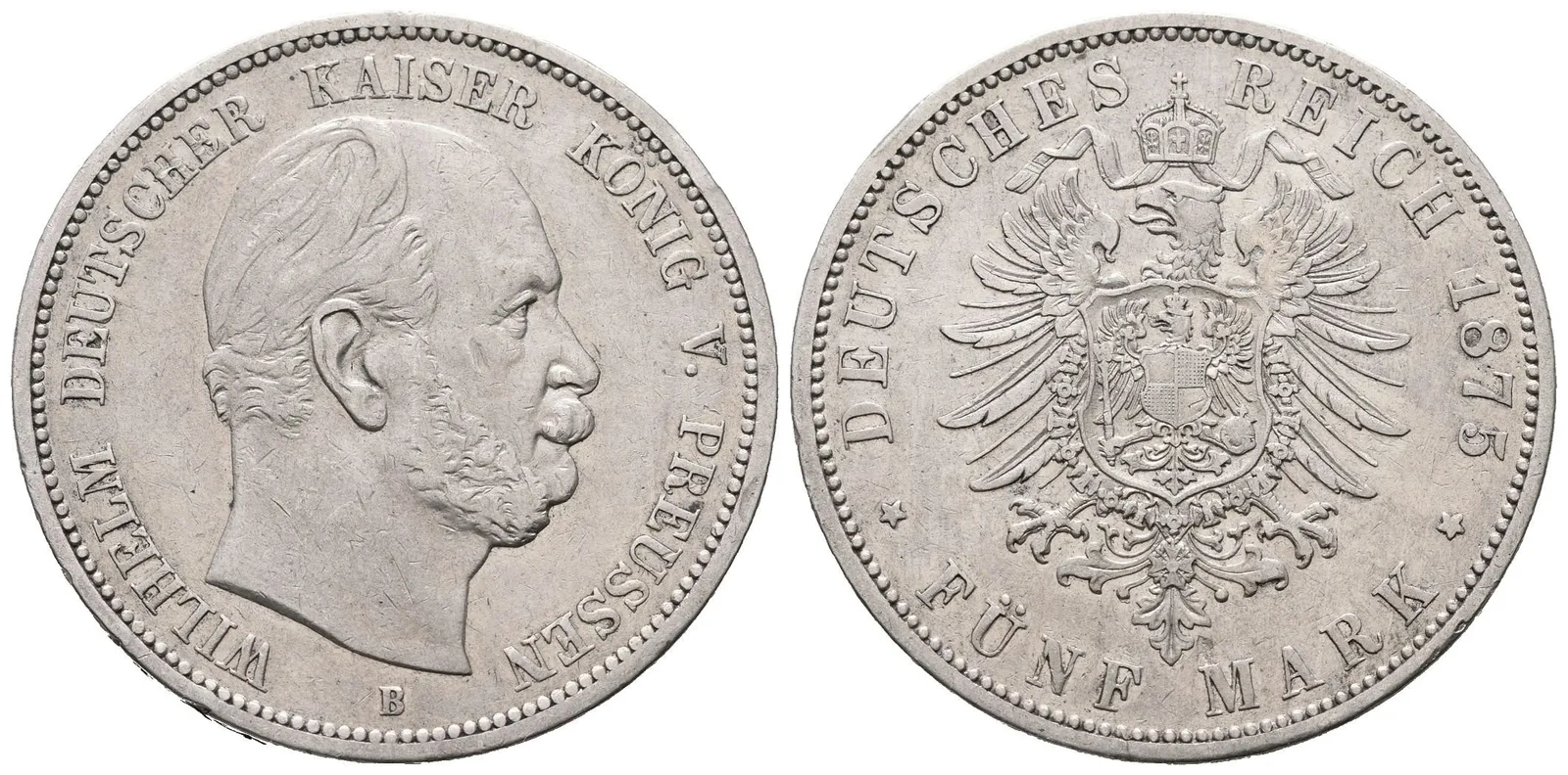 Prusko, 5 Marka 1876 B