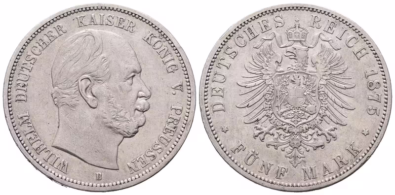 Prusko, 5 Marka 1876 B