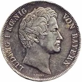 Bavorsko, Ludwig I., 1825 - 1848 — 1