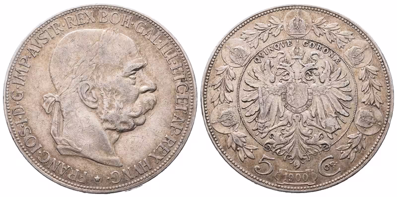 5 Koruna 1900