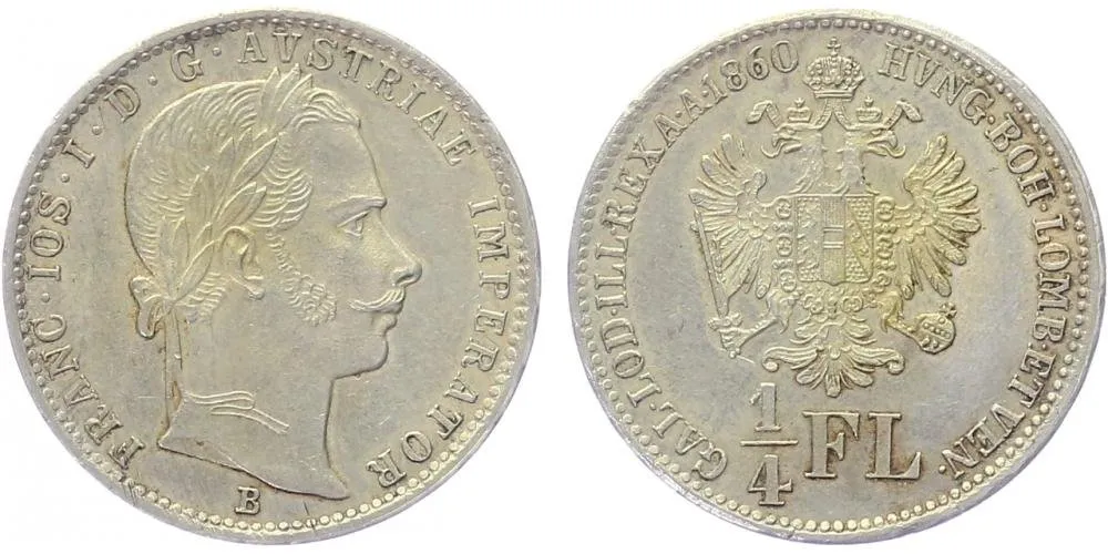 Rakouská a spolková měna, 1857 - 1892 — 1
