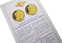 1/25 Crown - 2009 - Au 1,25 g - 999.91/1000 - 40. výročí přistání člověka na Měsíci - fotografie 2